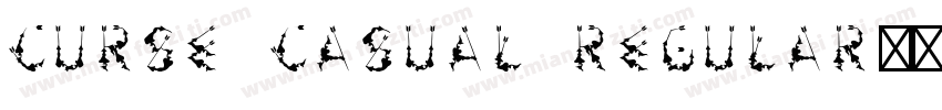 Curse Casual Regular字体转换